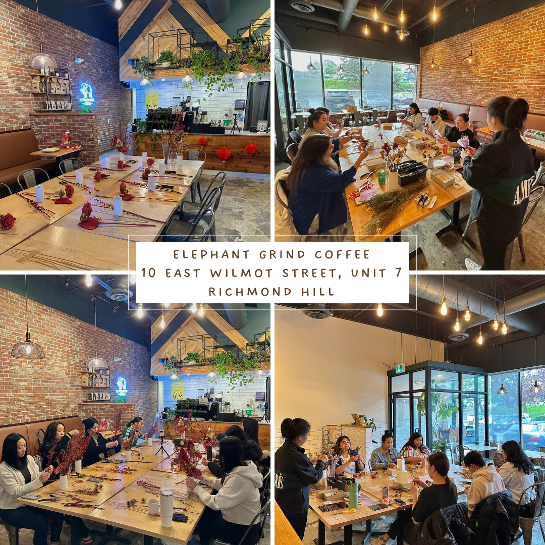 Richmond Hill floral workshop location