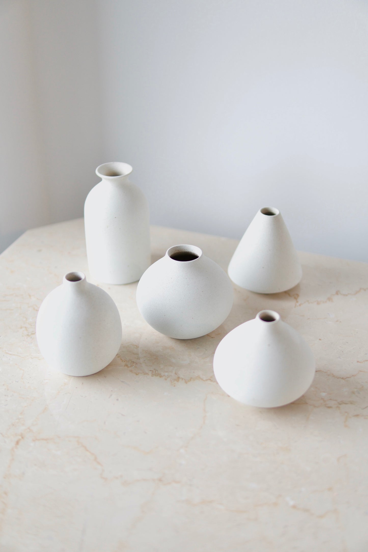 Natural Ceramic Bud Vase