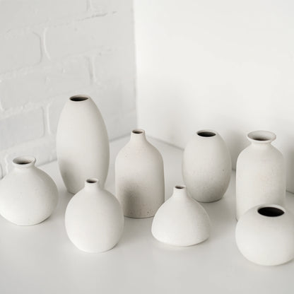 Natural Ceramic Bud Vase