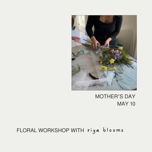 Mother's Day Hand-tied Bouquet Workshop - 2 hrs